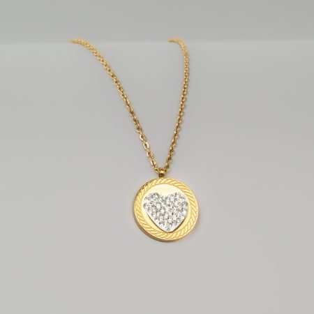 CADENA CORAZÓN REDONDO MUJER LZ